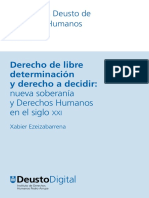 Derecho de Libre Determinación y Derecho A Decidir - Nueva Soberanía y Derechos Humanos en El Siglo XXI PDF