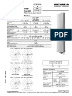 Multi-Band Panel Dual Polarization Half-Power Beam Width Adjust. Electrical Downtilt