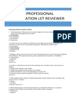 Let Reviewer - Prof, Ed