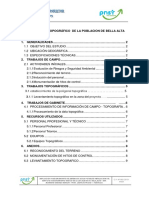 Informe Topografico Bella Alta