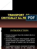 Transport of Critically Ill Patients