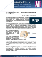 El Cerebro Adolescente y El Placer de Las Conductas Trascendentes. WWW - Asociacioneducar.com - 0 PDF