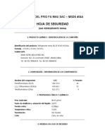 Hoja de Seguridad R404A - Famau