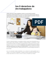 Conoce Los 6 Derechos de Toda Madre Trabajadora