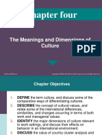 Chapter Four: The Meanings and Dimensions of Culture