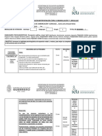 Ejemplo de Planeacion Del Area de Comunicacion