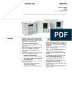 REC670 Bay Control IED: Features