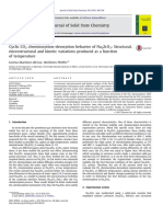 Cyclic CO2 Chemisorption Desorption Behavior of Na2ZrO3, Structural, Microstructural and Kinetic Variations Produced As A Function of Temperature