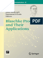 Javad Mashreghi Emmanuel Fricain Eds. Blaschke Products and Their Applications