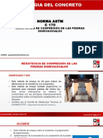 Astm C 170 Resistencia de Compresión de Las Piedras Dimensionales