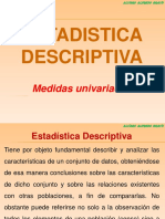 Estadistica Descriptiva (Medidas)