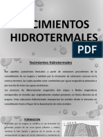 Yacimientos Hidrotermales