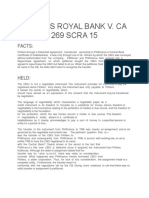 Traders Royal Bank V. Ca 269 SCRA 15: Facts