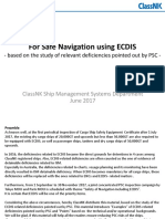 For Safe Navigation Using Ecdis