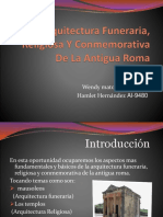 Arquitectura Funeraria, Religiosa Y Conmemorativa de La (Autoguardado)