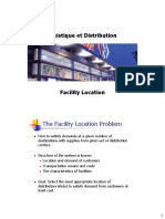 Logistique Et Distribution: The Facility Location Problem