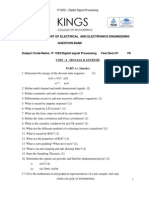 Digital Signal Processing - Department of Electrical and Electronics Engineering