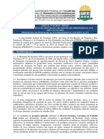 Edital #05.2018 - PPGE-Processo Seletivo Do Mestrado Profissional em Educação