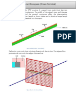 Co-Planar Waveguide (Driven Terminal) : Ground