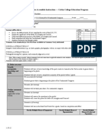 Lesson Planning Form For Accessible Instruction - Calvin College Education Program