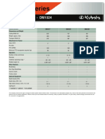 Kubota Models DM1017 DM1022 DM1024 Dimensions and Weight