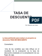 Tasa de Descuento