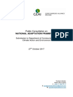 GEAI - Draft National Adaptation Framework Public Consultation Submission 