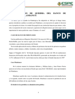 Informe Caso de Quiebra de Filanbanco