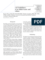 A.S.P.E.N. Clinical Guidelines: Nutrition Support in Adult Acute and Chronic Renal Failure