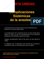  Complicaciones Sistemicas de La Anestesia