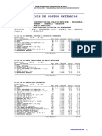 Analisis de Costos Unitarios