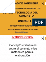 Tecnologia Del Concreto Semana I