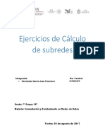 Ejercicios de Cálculo de Subredes