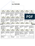 Printable Pregnancy Calendar - HTM