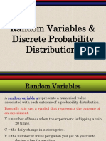 Random Variables & Discrete Probability Distributions