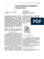 Automatic Overlapped Fingerprint Separation: Ntroduction