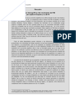 Razones Demográficas Del Crecimiento Del PIB Per Cápita en España y La UE-15