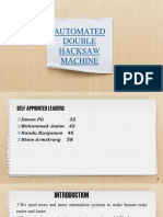 Automated Hacksaw Machine