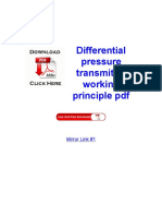 Differential Pressure Transmitter Working Principle PDFJHKLJNKJH