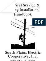 Electrical Service & Wiring Installation Handbook: (806) 775-7732 Lubbock (806) 271-3311 Spur (940) 937-2565 Childress