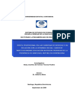 Perfil Profesional en Las Carreras de Derecho y Su Relacion Con La Demanda Socia PDF