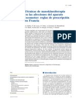 2011 Técnicas de Masokinesiterapia en Las Afecciones Del Aparato Locomotor, Reglas de Prescripción en Francia