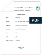 Resumen - Hematologia