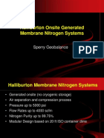 Halliburton Membrane Nitrogen Equipment Presentation April 10, 2014