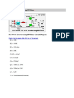 DC To AC Inverter Using 555 Timer