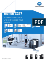 Bizhub c227 Datasheet