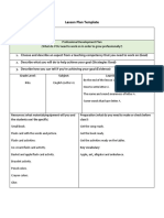 Lesson Plan Template