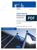 State-Owned Enterprises in Member States - Lessons Learnt and Ways Forward in A Post-Crisis Context