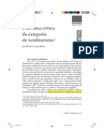 A - LOSURDO - para Uma Crítica À Categoria de Totalitarismo