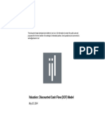 Valuation: Discounted Cash Flow (DCF) Model